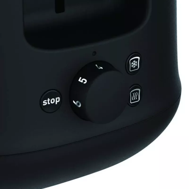 Toaster Tefal TT340830 — 2-slice, 850 W, black and stainless steel