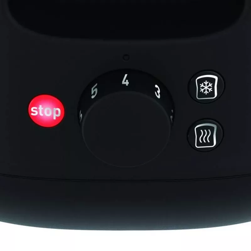 Toaster Tefal TT340830 — 2-slice, 850 W, black and stainless steel