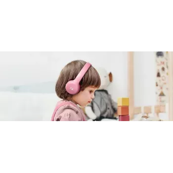 Wireless on-ear headphones muse M-215 BTP, Bluetooth, head-band, 115 g, pink