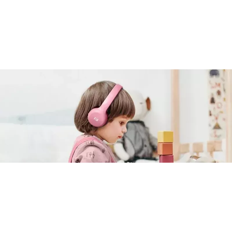Wireless on-ear headphones muse M-215 BTP, Bluetooth, head-band, 115 g, pink