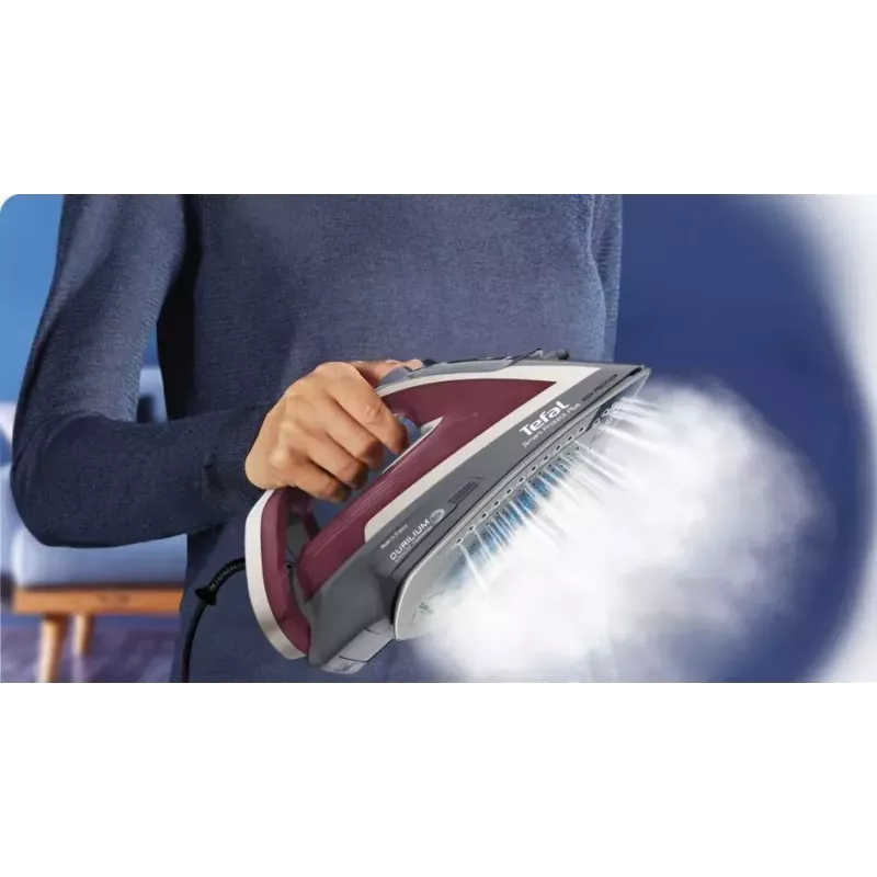 Dry & Steam Iron Tefal Smart Protect Plus FV6870 — 2800 W, Durilium Airglide soleplate, 0.27 L tank, 2 m cord, 1.437 kg