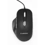 GEMBIRD Optical LED Mouse MUS-6B-02 Corded USB - 6 Button Wheel Black