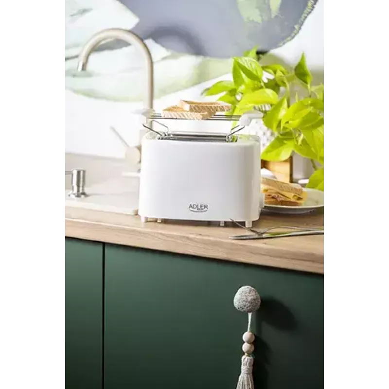 Toaster Adler AD 3223 2 slice 750 W White