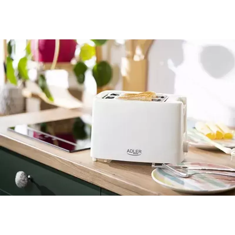 Toaster Adler AD 3223 2 slice 750 W White