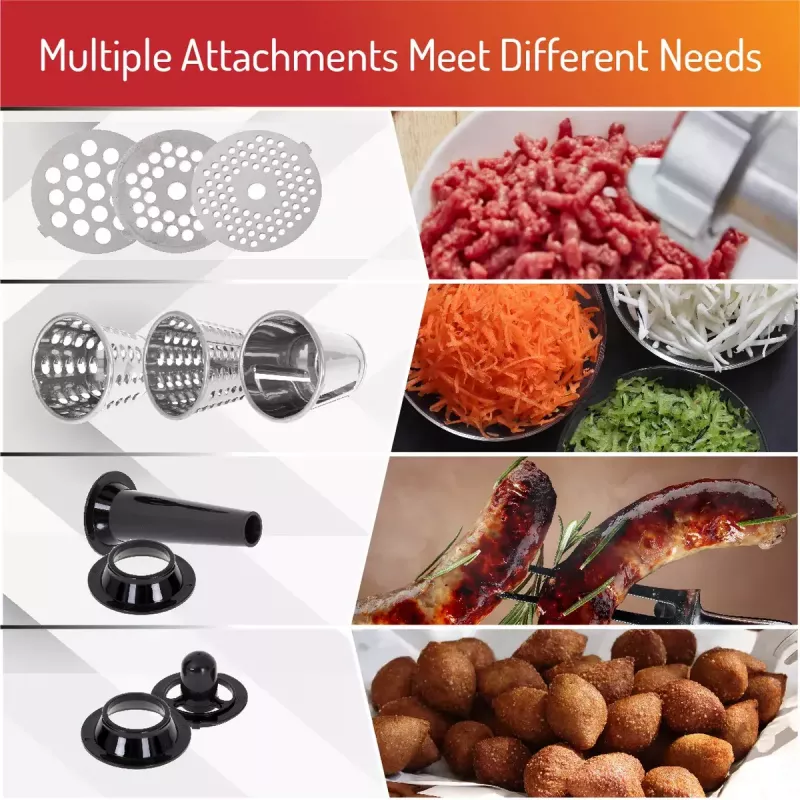 Mincer Adler AD 4813 2000 W Black Silver