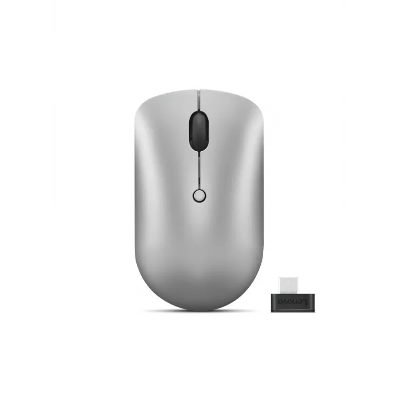 Wireless ambidextrous mouse Lenovo 540 — RF, 2400 DPI, 4 buttons, USB-C receiver, grey