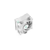 Air cooler DeepCool AK400 WH — 4×6 mm copper heat pipes, 120 mm FDB fan, 1850 RPM, 66.47 CFM, fits LGA 1700 and common Intel/AMD sockets, white