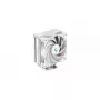 Air cooler DeepCool AK400 WH — 4×6 mm copper heat pipes, 120 mm FDB fan, 1850 RPM, 66.47 CFM, fits LGA 1700 and common Intel/AMD sockets, white