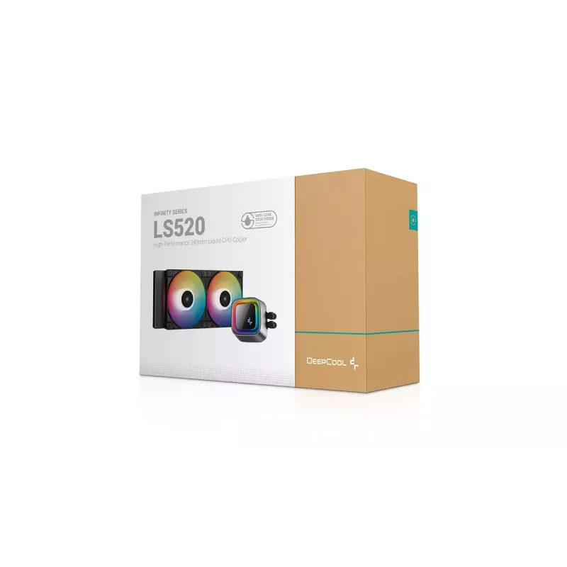 All-in-one liquid cooler DeepCool LS520 12 cm Black 500-2250 RPM