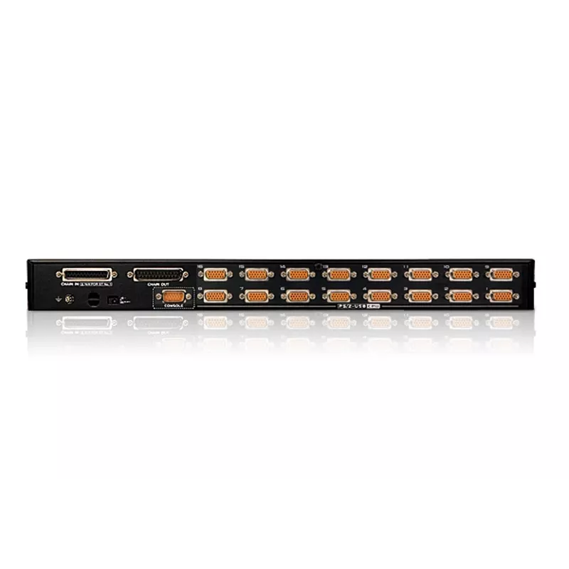 ATEN 16-Port USB - PS/2 VGA KVM Switch with USB Peripheral port