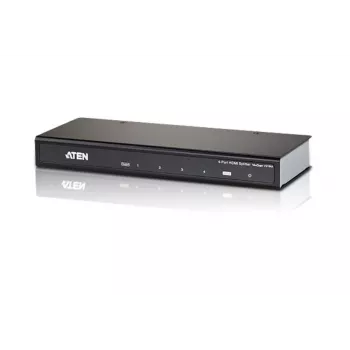 ATEN 4-Port HDMI Audio/Video Splitter 4Kx2K, HDMI, 4x HDMI, 4096 x 2160 pixels, Black, 4K Ultra HD, 15 m