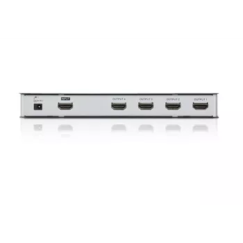 ATEN 4-Port HDMI Audio/Video Splitter 4Kx2K, HDMI, 4x HDMI, 4096 x 2160 pixels, Black, 4K Ultra HD, 15 m