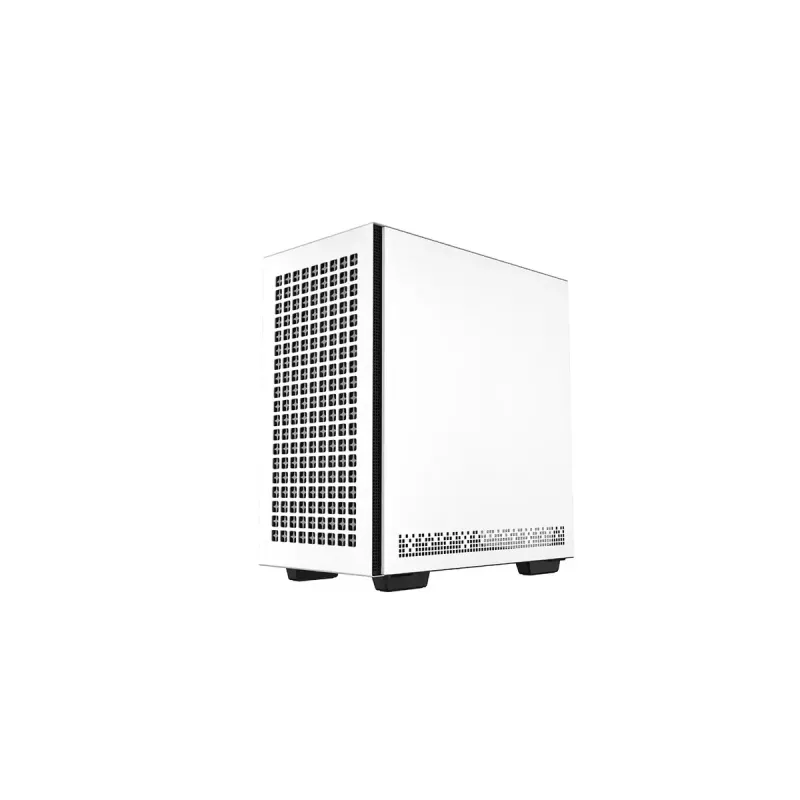 PC case DeepCool CH370 WH Mini Tower — White, micro ATX/Mini-ITX, tempered glass, RGB fans, 2x 3.5 inch bays, 3x 2.5 inch bays, GPU up to 320 mm