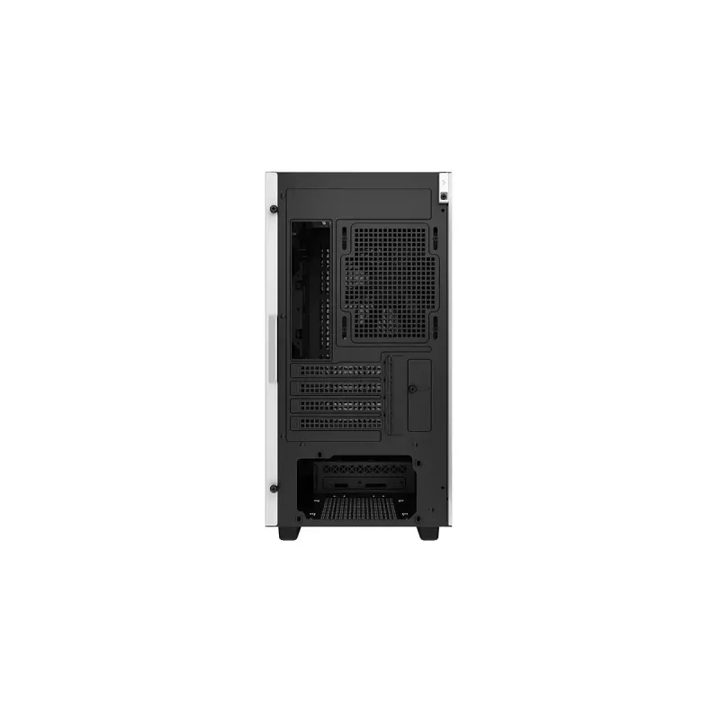PC case DeepCool CH370 WH Mini Tower — White, micro ATX/Mini-ITX, tempered glass, RGB fans, 2x 3.5 inch bays, 3x 2.5 inch bays, GPU up to 320 mm