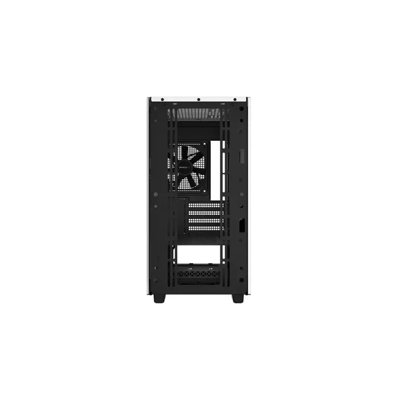 PC case DeepCool CH370 WH Mini Tower — White, micro ATX/Mini-ITX, tempered glass, RGB fans, 2x 3.5 inch bays, 3x 2.5 inch bays, GPU up to 320 mm