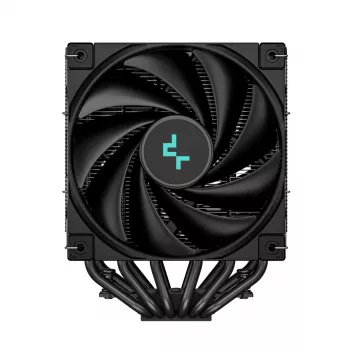 Air cooler DeepCool AK620 ZERO DARK 12 cm Black, 6 heat pipes, 2x120 mm PWM fans, TDP 260 W, Height 160 mm
