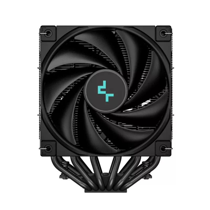Air cooler DeepCool AK620 ZERO DARK 12 cm Black, 6 heat pipes, 2x120 mm PWM fans, TDP 260 W, Height 160 mm