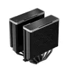 Air cooler DeepCool AK620 ZERO DARK 12 cm Black, 6 heat pipes, 2x120 mm PWM fans, TDP 260 W, Height 160 mm