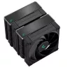 Air cooler DeepCool AK620 ZERO DARK 12 cm Black, 6 heat pipes, 2x120 mm PWM fans, TDP 260 W, Height 160 mm