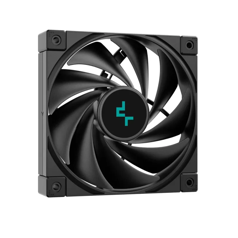Air cooler DeepCool AK620 ZERO DARK 12 cm Black, 6 heat pipes, 2x120 mm PWM fans, TDP 260 W, Height 160 mm