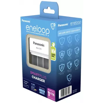 Battery charger Panasonic BQ-CC55E — compact NiMH/NiCd charger for AA/AAA rechargeable cells