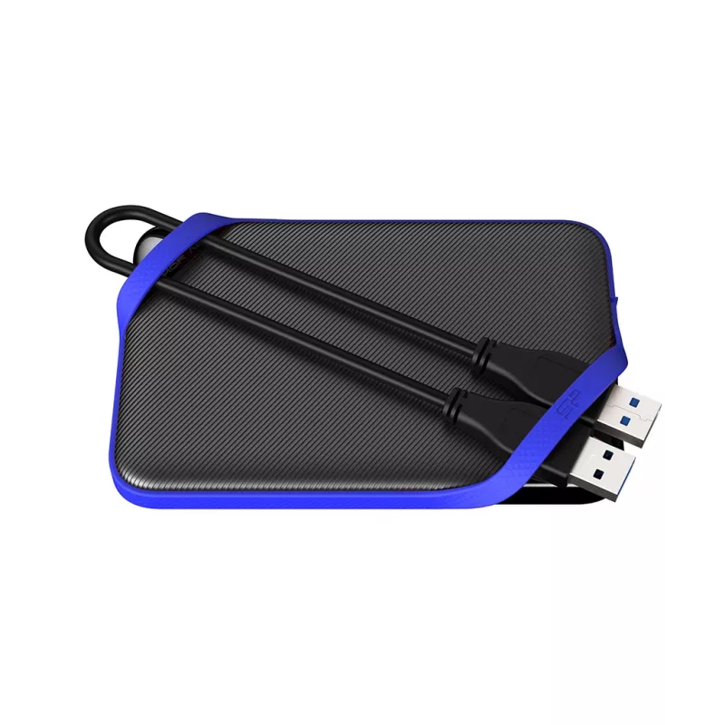 SILICON POWER Portable HDD USB 3.2 Gen1 Armor - A62 Game Drive 1TB - Black Moq-36