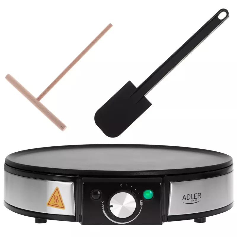 Crepe Maker Adler AD 3058 1600 W Black Stainless Steel