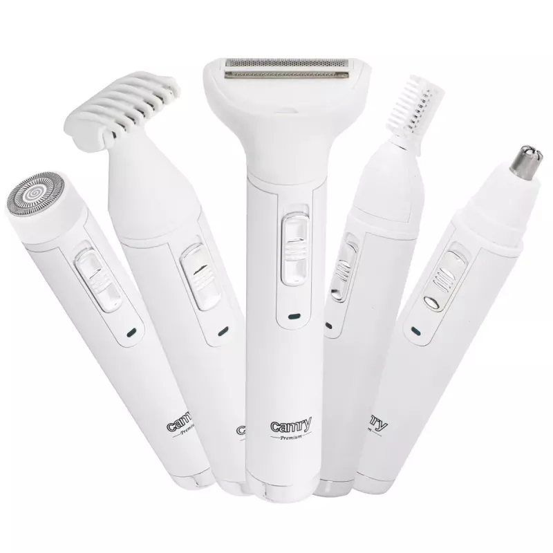 Cordless trimmer set Camry CR 2935 5-in-1 — rechargeable multi-grooming kit for facial, beard, ear and nose trimming