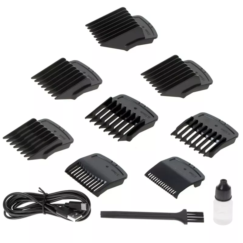 Hair clipper Camry CR 2835g cordless — adjustable cutting steps for hair trimming