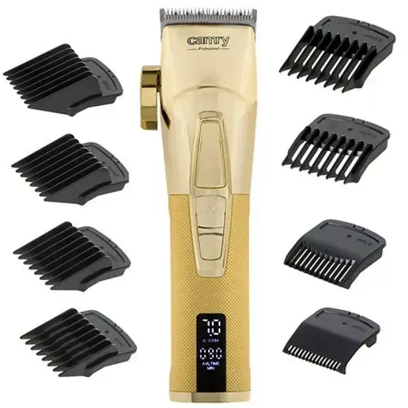 Hair clipper Camry CR 2835g cordless — adjustable cutting steps for hair trimming