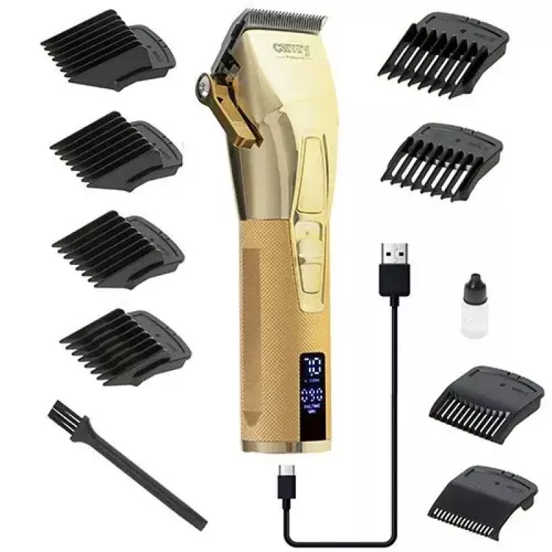 Hair clipper Camry CR 2835g cordless — adjustable cutting steps for hair trimming