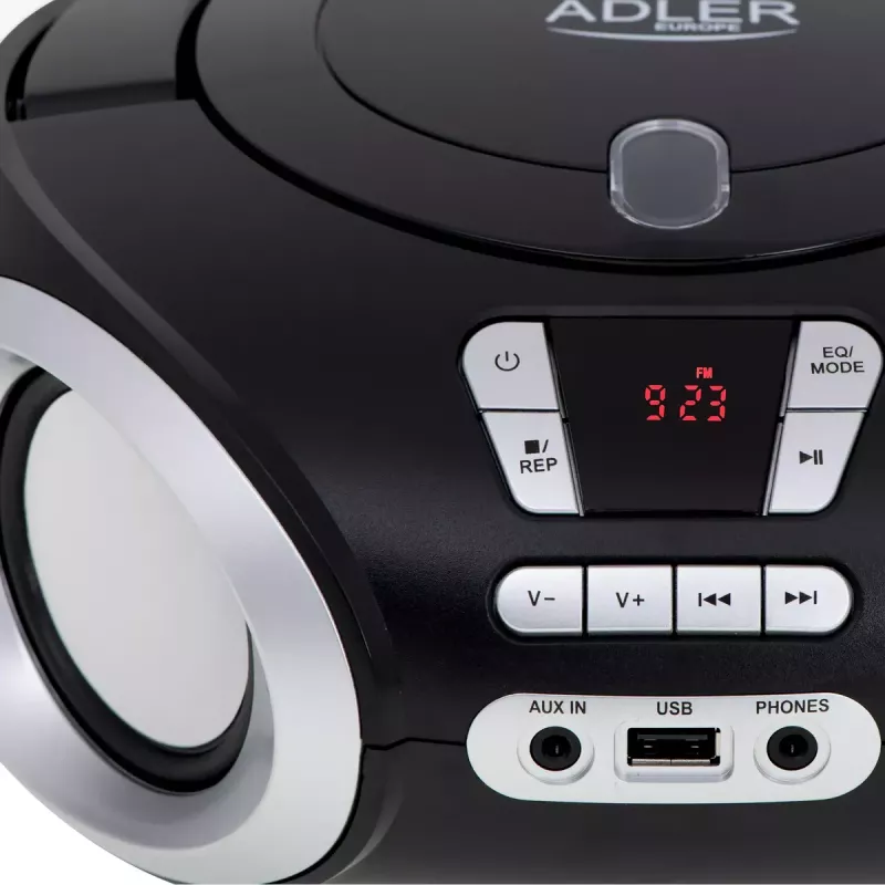 Portable CD player Adler AD 1181 Black Silver