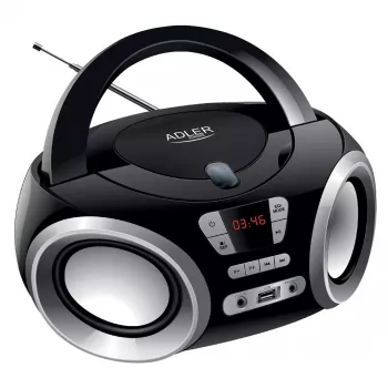 Portable CD player Adler AD 1181 Black Silver