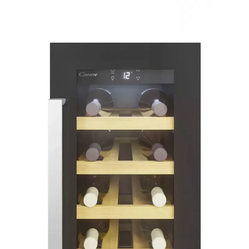 Built-in Wine Cooler Candy DiVino CCVB 30/1 Black 20 Bottles