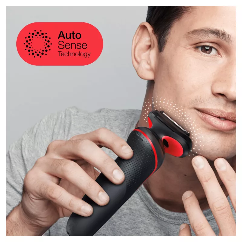 Braun Series 5 50-R1000s Foil shaver Black, Red