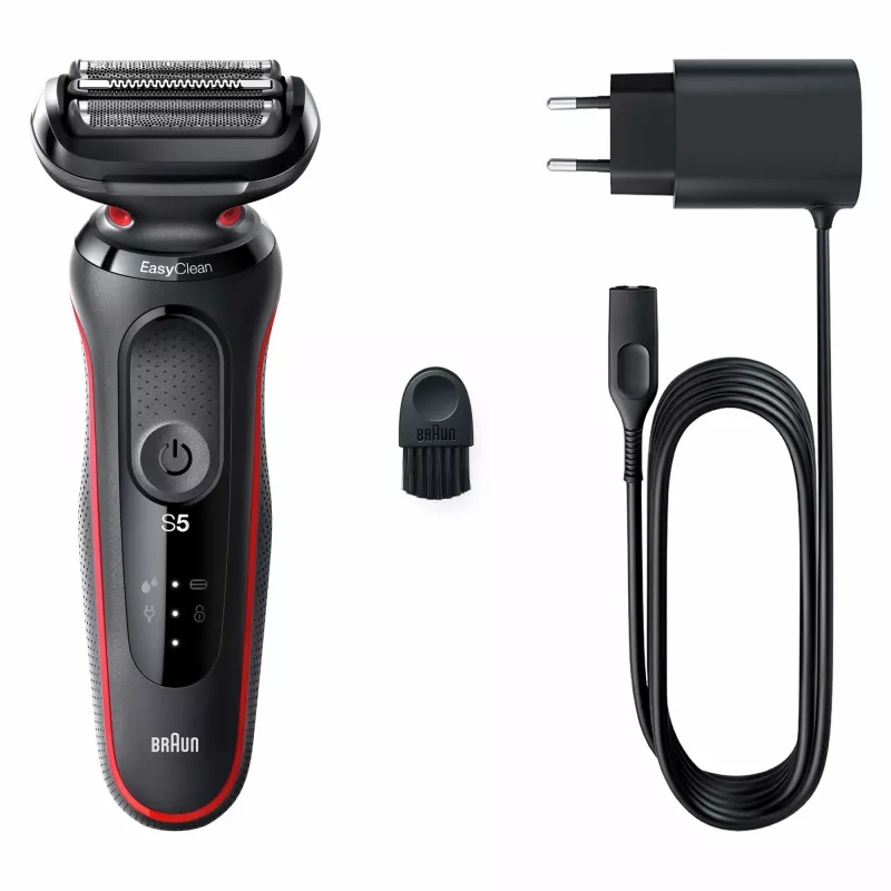 Braun Series 5 50-R1000s Foil shaver Black, Red