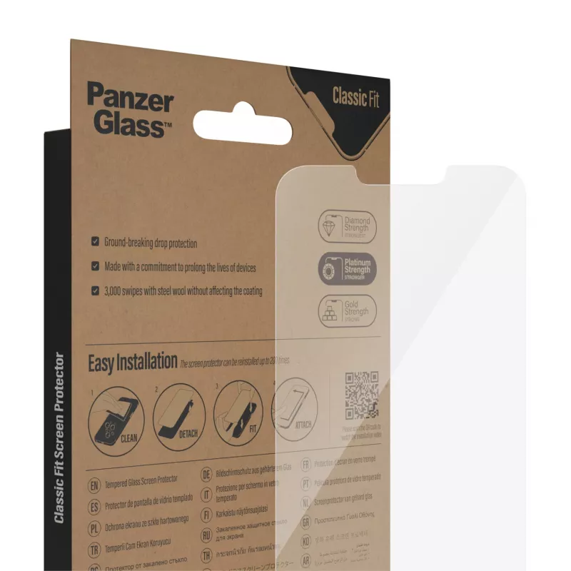 Screen Protector PanzerGlass Apple iPhone 14 Plus 13 Pro Max Scratch Shock Resistant