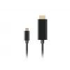 LANBERG Cable USB-c(m) -hdmi(m) 1m 4k 60hz Black