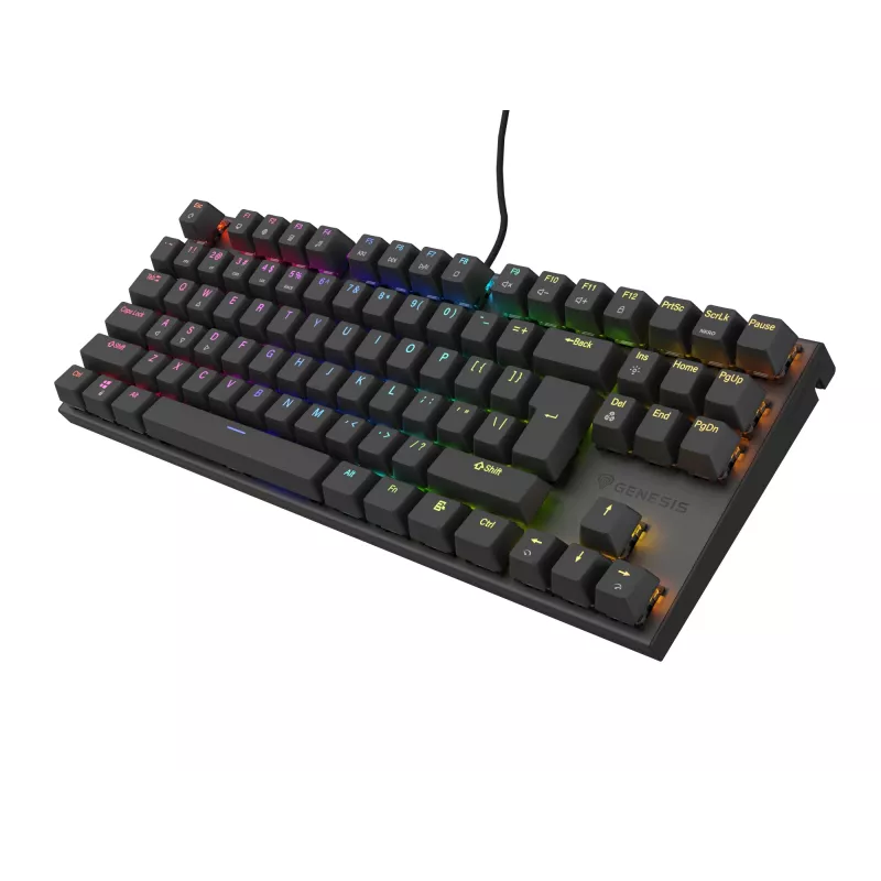 GENESIS Thor 303 TKL keyboard Gaming USB QWERTY Black RGB LED