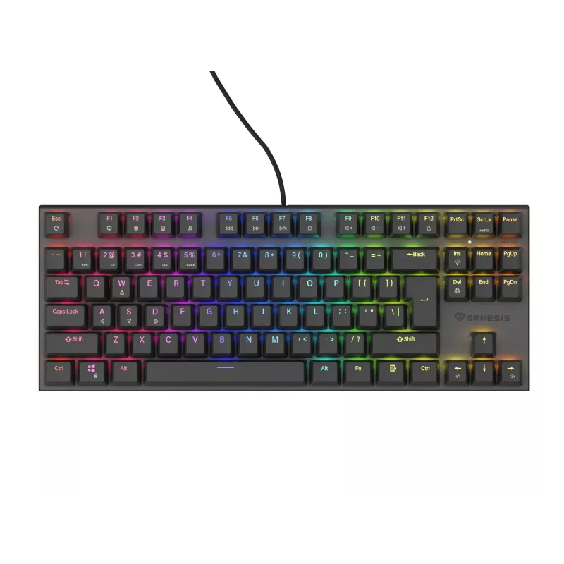 GENESIS Thor 303 TKL keyboard Gaming USB QWERTY Black RGB LED