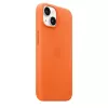 Apple Leather Case with MagSafe iPhone 14 Orange