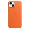 Apple Leather Case with MagSafe iPhone 14 Orange