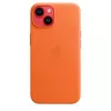 Apple Leather Case with MagSafe iPhone 14 Orange