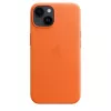 Apple Leather Case with MagSafe iPhone 14 Orange