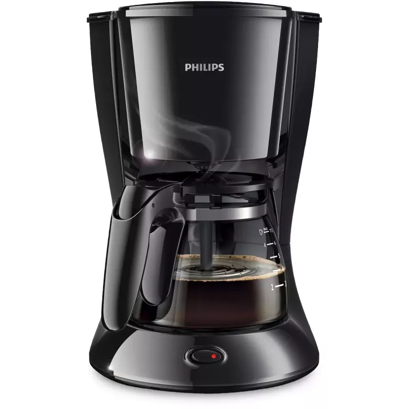 Philips Daily Collection HD7432/20 drip coffee maker, 750 W, 0.6 L water tank, 2-7 cups, Black