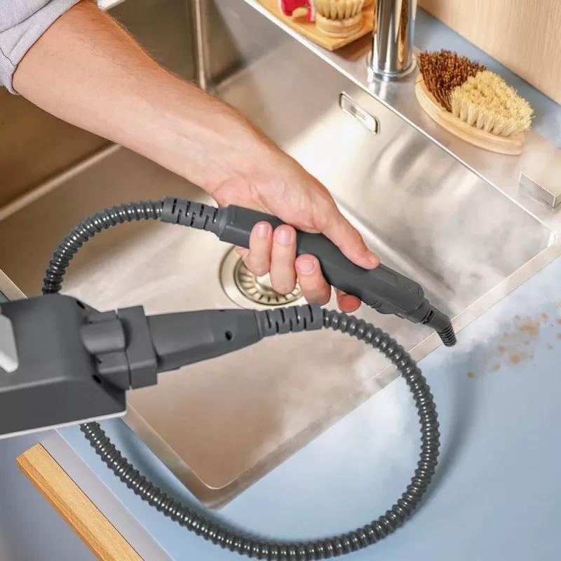 Polti Vaporetto SV620_Style Steam mop 0.5 L 1500 W Blue, White