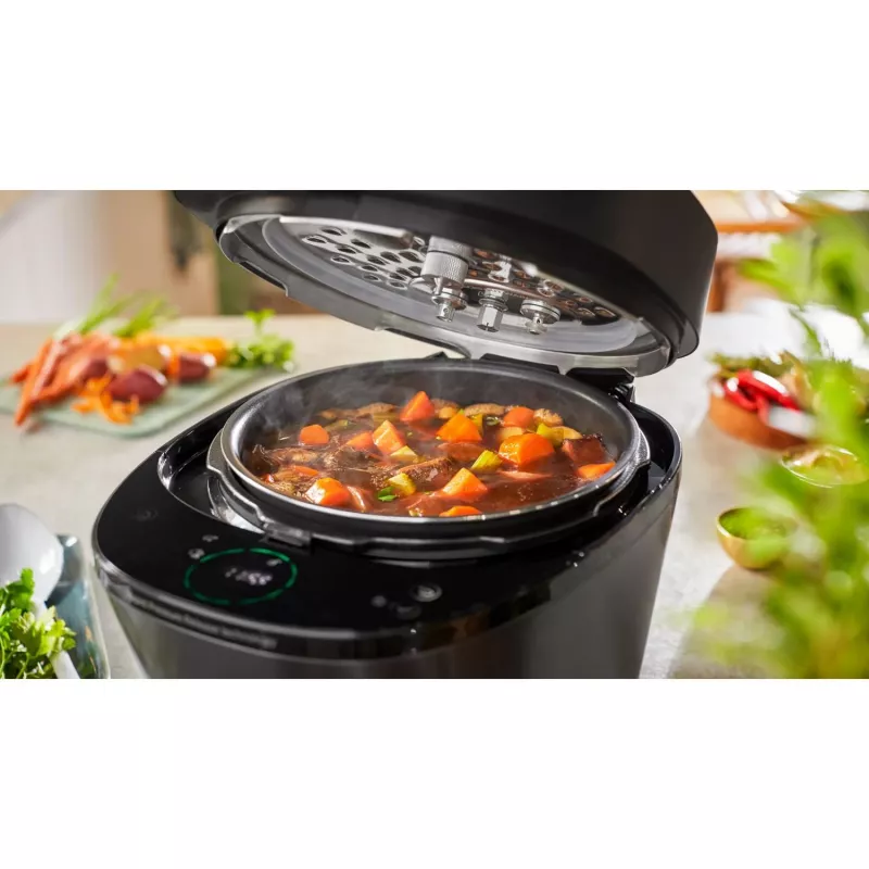 Electric pressure cooker Philips HD2151/40 — 5 L, 1000 W, 34 auto programs, black