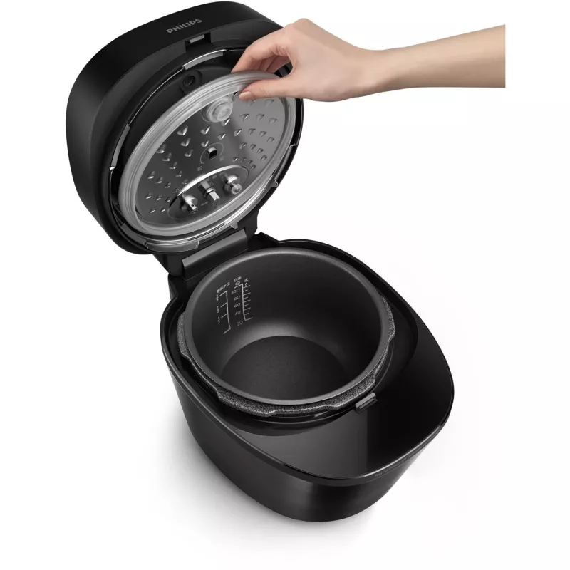 Electric pressure cooker Philips HD2151/40 — 5 L, 1000 W, 34 auto programs, black