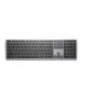 DELL Pro Plus Keyboard - KB700 - Russian (QWERTY), Full-size (100%), Wireless, RF Wireless + Bluetooth, QWERTY, Grey
