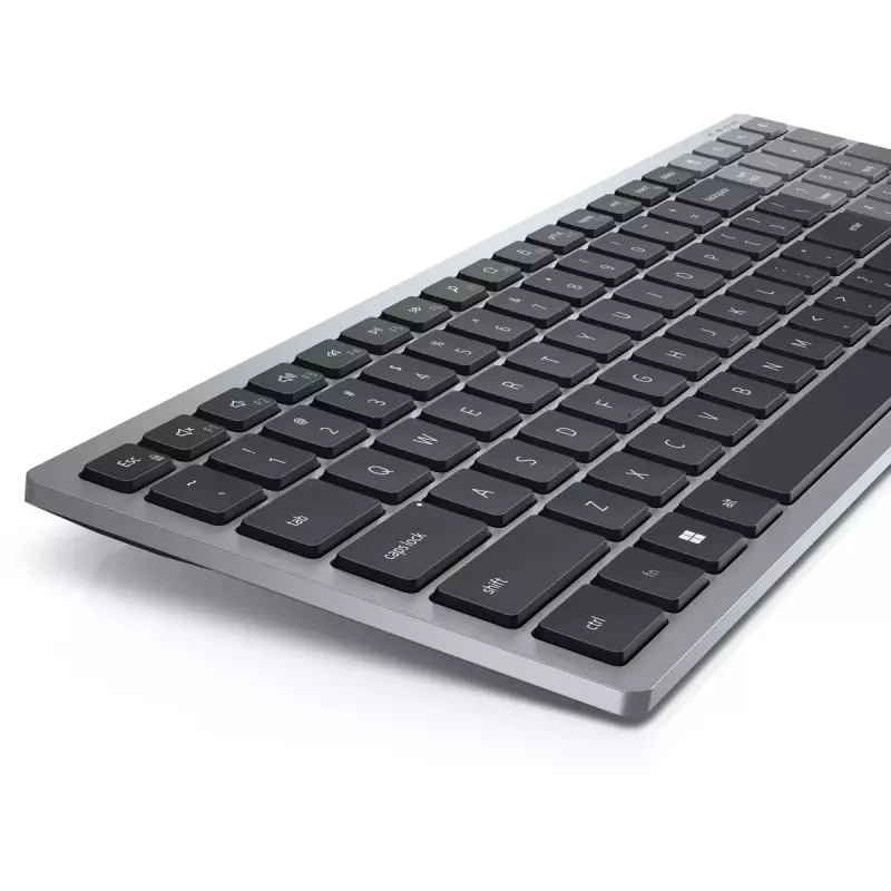 Keyboard DELL KB740 Office RF Wireless + Bluetooth QWERTY US International Grey Black